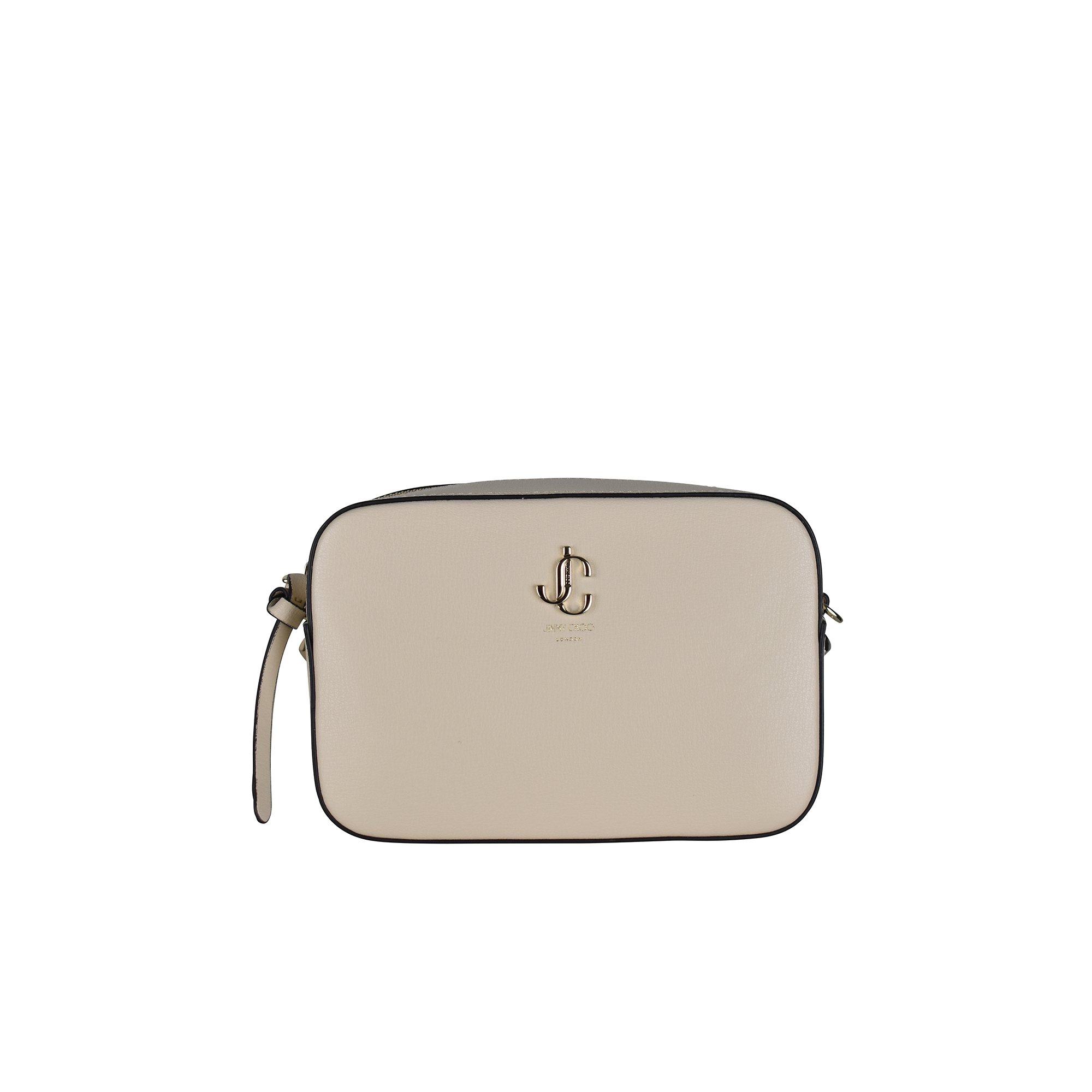 Sac Bandoulière En Cuir Grainé Beige Occasion - Sans Marque, Style Simple Et Pratique, Bon état