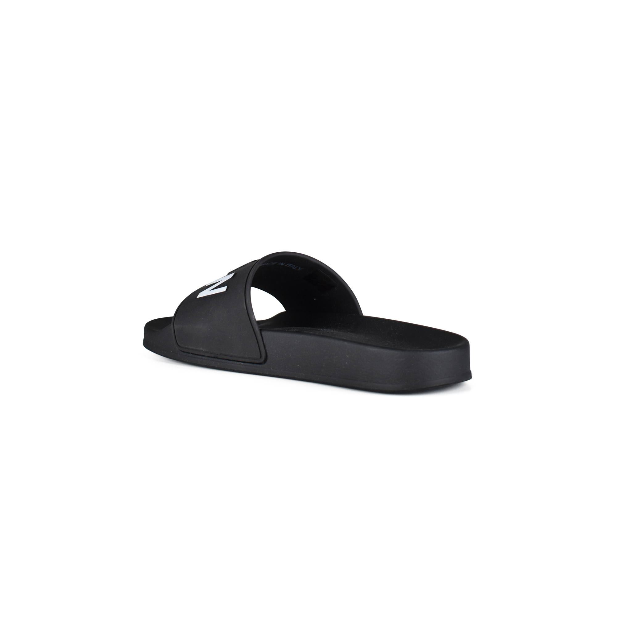 Men's luxury shoes - Dsquared2 black ICON slides