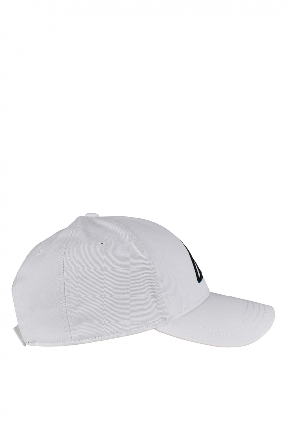 Lot De 2 Casquettes NY Brodées Blanc/noir Réglables - Polyester, Unisexe, Neuf Sans étiquette