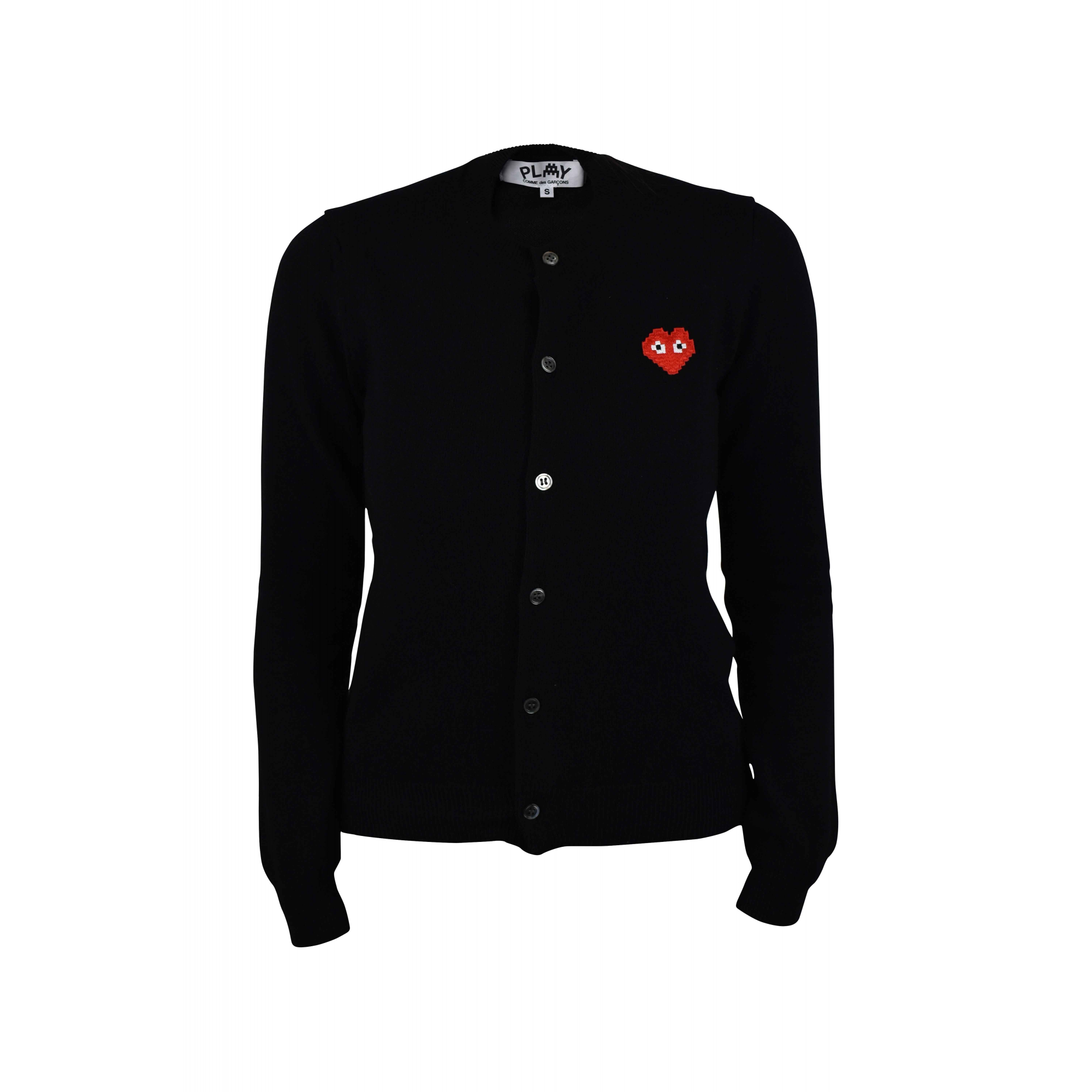 Pull Vintage Comme Des Garçons Noir Taille S - Laine - Occasion Très Bon état