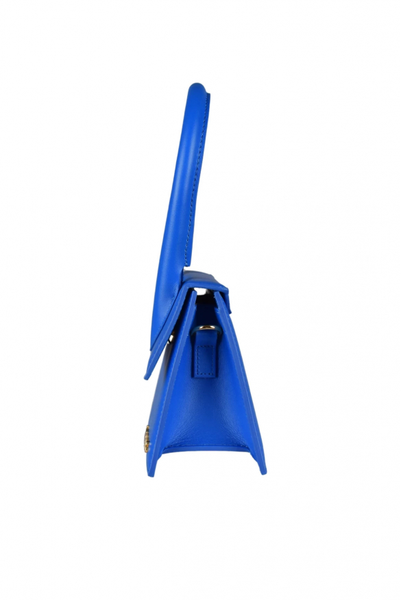 Sac Bandoulière Jacquemus Le Chiquito - Cuir Bleu Marine - Accessoires Inclus - Italie