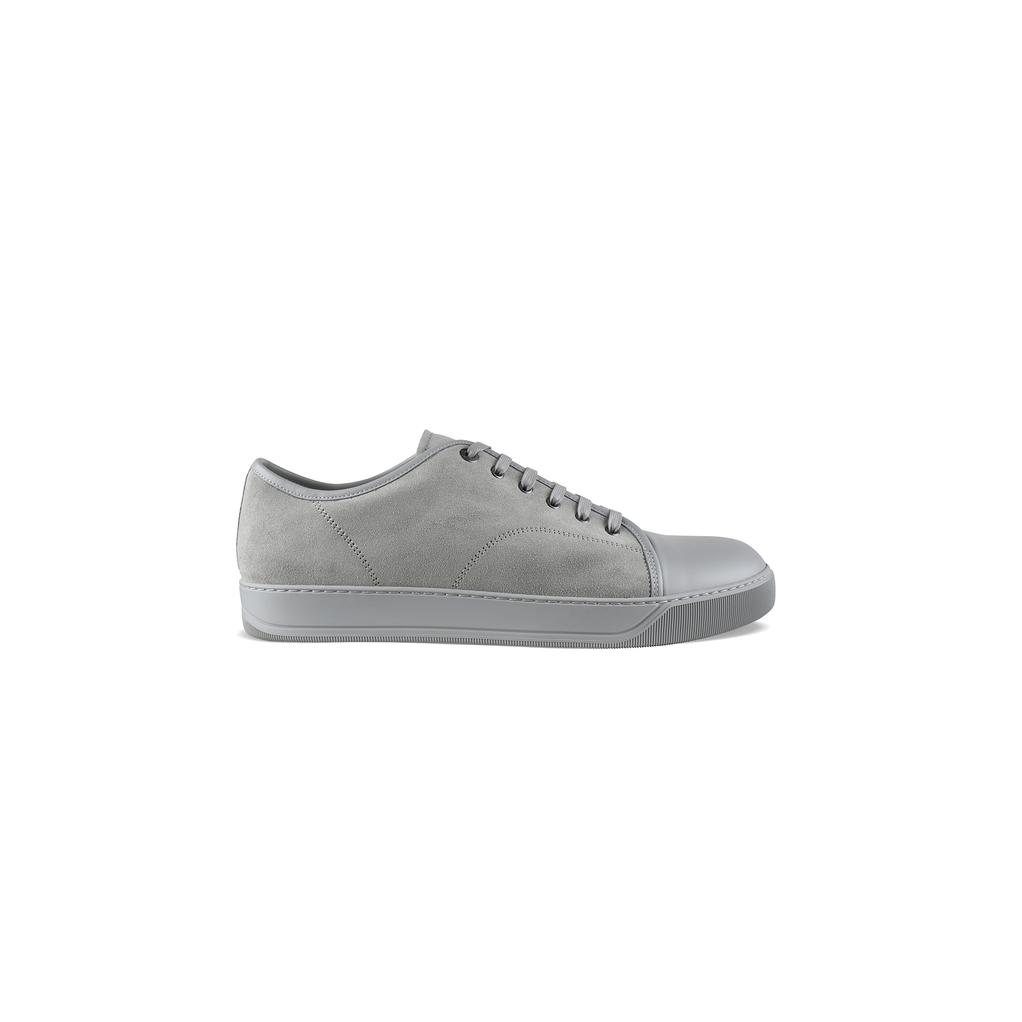Lanvin DBB1 Suede And Patent Leather Sneakers Shoes Men\'s Size 12EU 13US Gray Luxury men main image 2