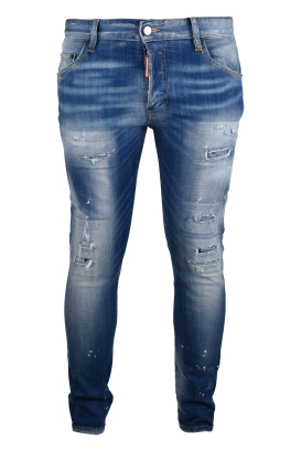 Jeansy Dsquared2 Skater z niebieskiego denimu – widok z przodu
