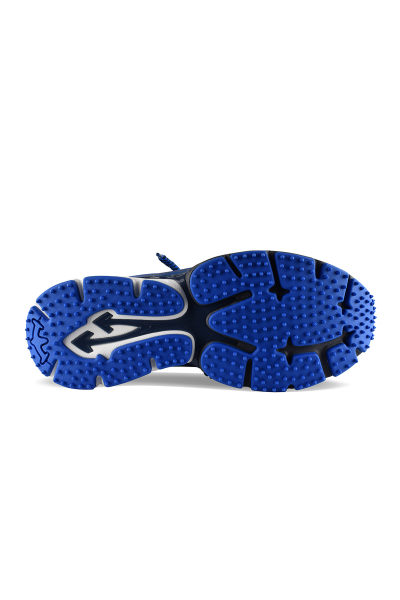 Sneakers Off-White Be Right Back gris y azul marino – suela