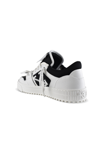 Sneakers Off-White 3.0 Court Low blanc et noir – vue arrière