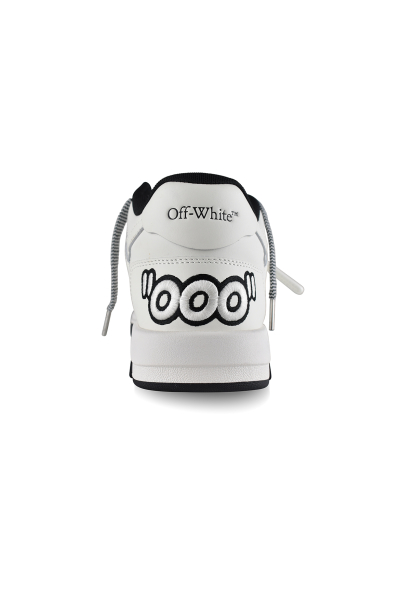 Off-White Out of Office Sneakers in Weiß – Rückansicht