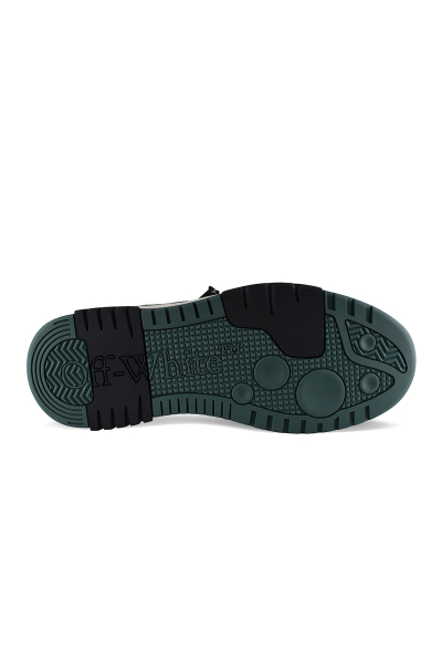 Sneakers Off-White Out of Office verde y negro – suela