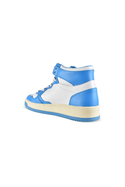 Zapatillas Autry Medalist Mid blanco y azul – vista trasera